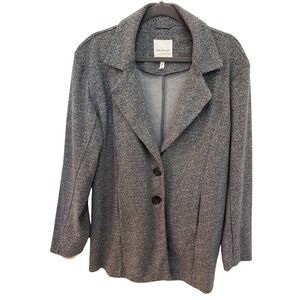 Avec Les Filles Womens‎ Gray Tweed Jacket Career Casual Size M